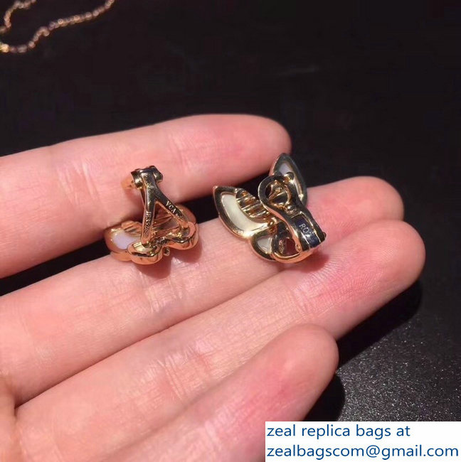 VanCleef & Arpels Two Butterfly Earrings